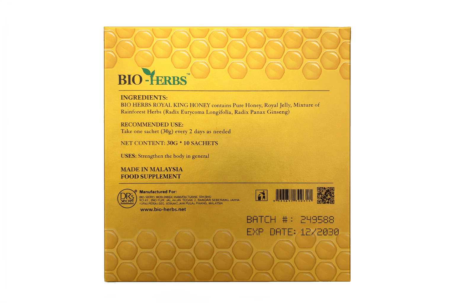 Bio-Herbs Royal King Honey miniature 4
